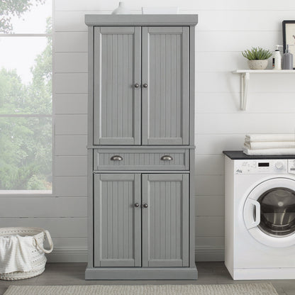 Seaside Pantry in Distressed Gray