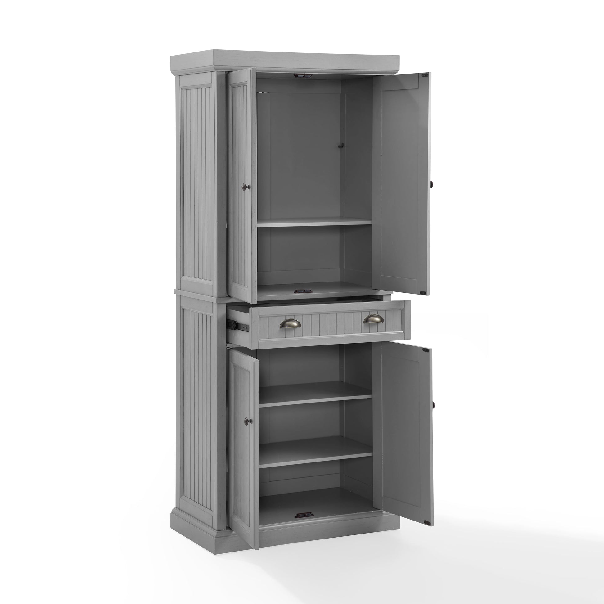 Seaside Pantry in Distressed Gray
