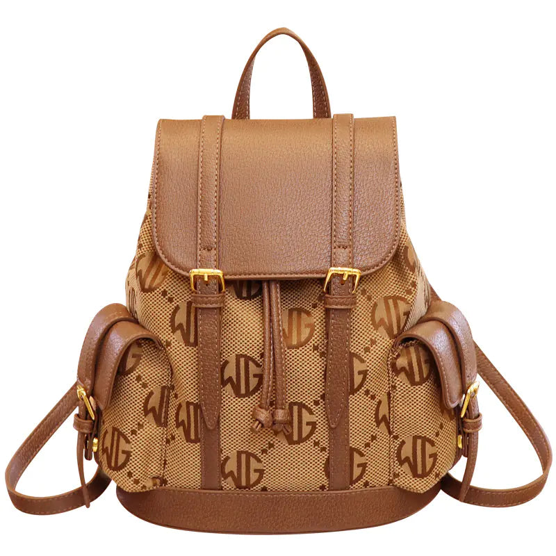Large Capacity Versatile Fashion Canvas School Bag