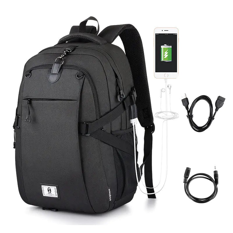 Oxford Cloth School Bag for Men and Students